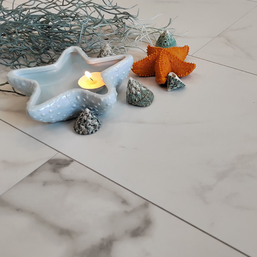 Ламинат Бело-серый Мрамор